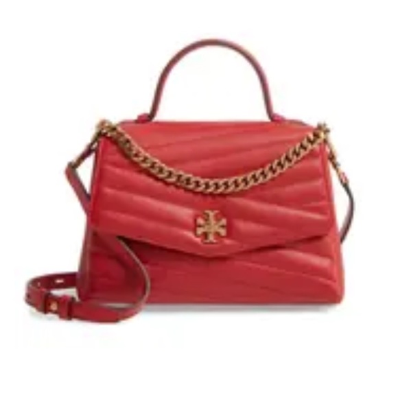 Tory Burch Kira Chevron Quilted Leather Top Handle Satchel - Picture 3 of 8